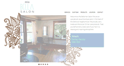 Desktop Screenshot of miabellasalon.com